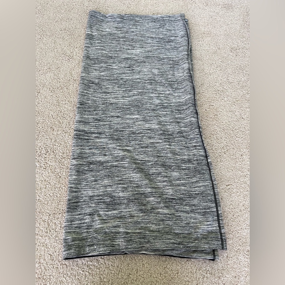 Lululemon Heathered Black Button Infinity Scarf - image 1